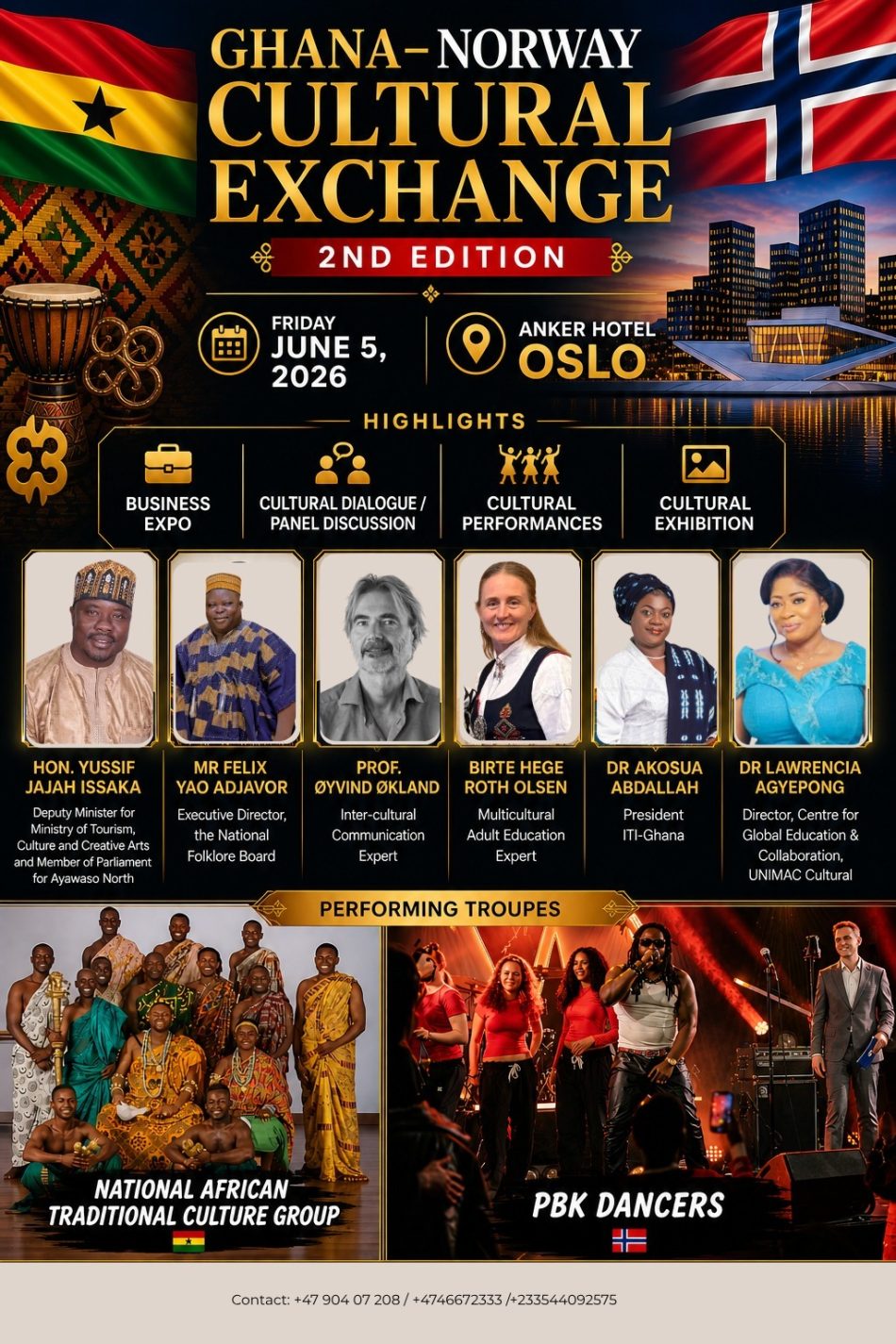 Ghana–Norway Cultural Exchange 2026: Bridging Cultures, Business, and Global Connections in Oslo